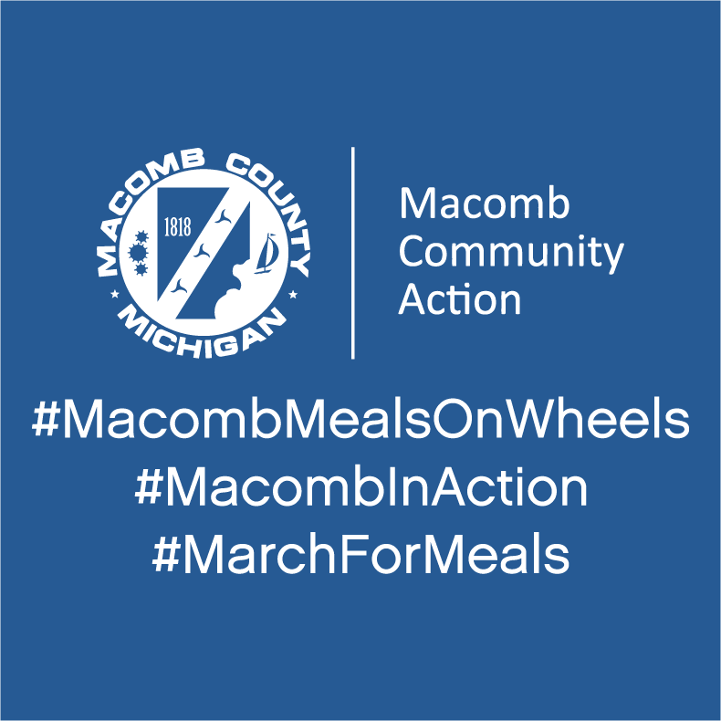 March for Meals campaign shirt design - zoomed
