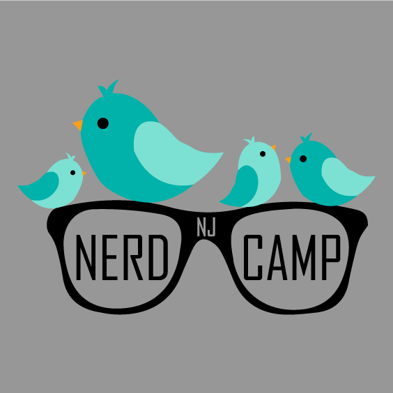 NerdcampNJ 2018 shirt design - zoomed