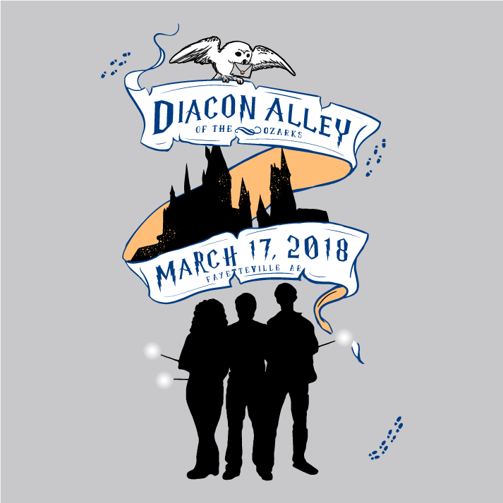 DiaCON Alley of the Ozarks 2018 T-Shirt Benefit shirt design - zoomed