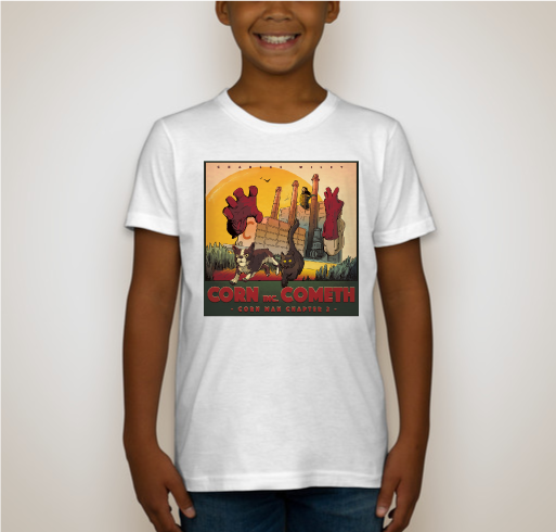 Corn Man Chapter 2: Corn Inc. Cometh Fundraiser - unisex shirt design - back