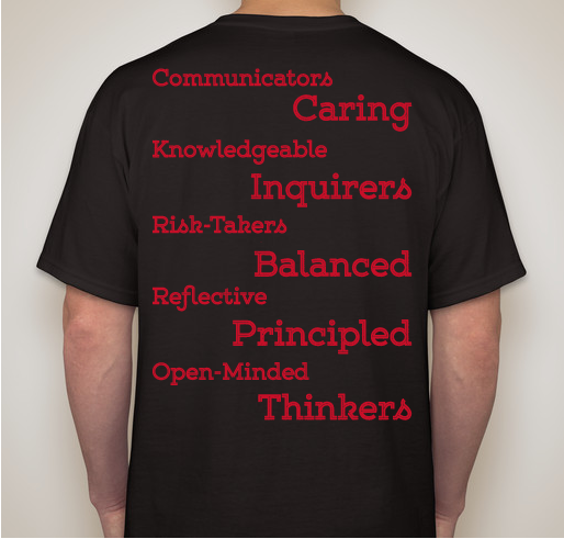 Laredo Middle School IB Program Fundraiser - unisex shirt design - back