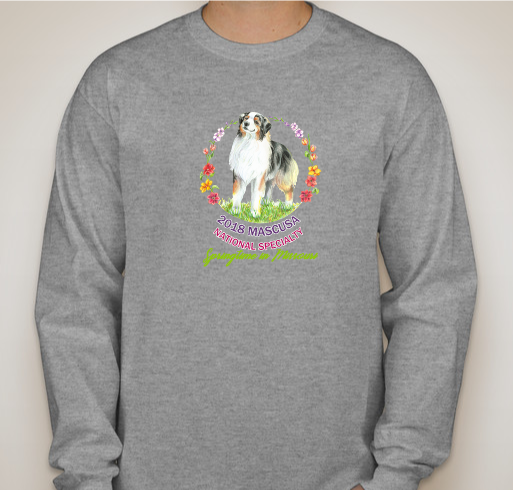 MASCUSA 2018 National Specialty Fundraiser - unisex shirt design - front