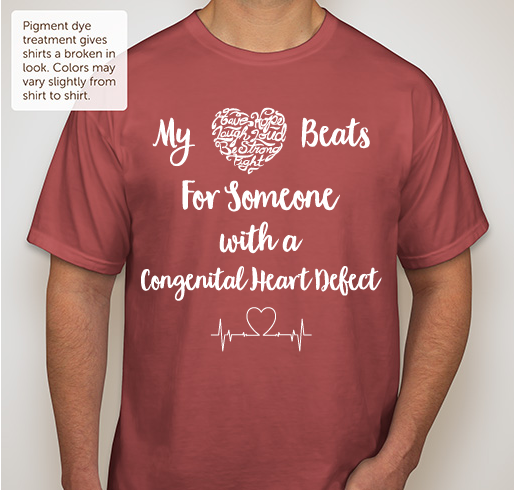 CHD Awareness Fundraiser - unisex shirt design - front