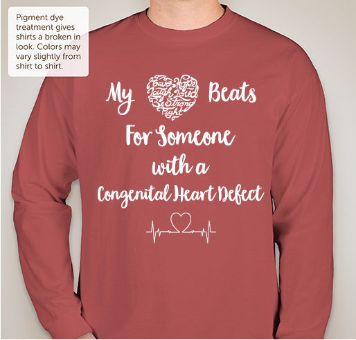 CHD Awareness Fundraiser - unisex shirt design - front