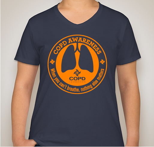 Spring COPD fundraiser Fundraiser - unisex shirt design - front