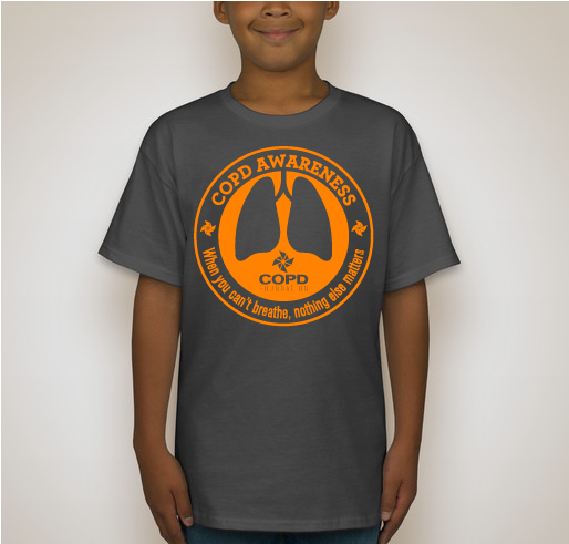 Spring COPD fundraiser Fundraiser - unisex shirt design - back