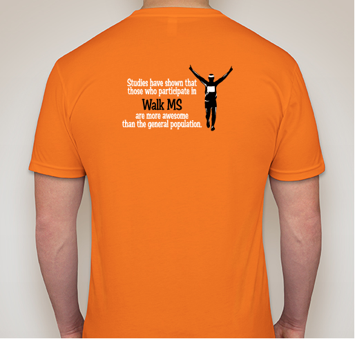 South Shore Neurologic Associates, P.C. Walk MS 2018 Fundraiser - unisex shirt design - back
