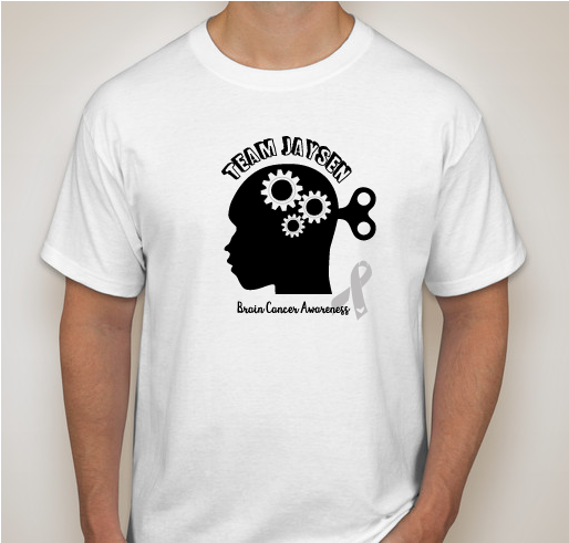 Let's all be Team Jaysen! Fundraiser - unisex shirt design - front