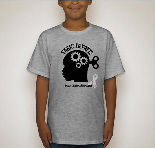 Let's all be Team Jaysen! Fundraiser - unisex shirt design - back