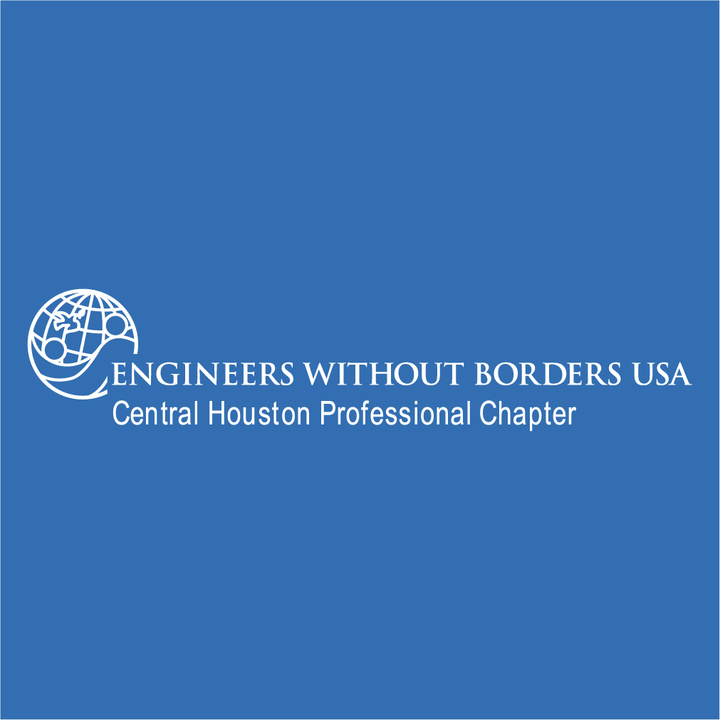 EWB Central Houston Professionals shirt design - zoomed