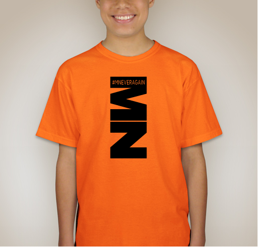 MNeverAgain Merchandise Fundraiser - unisex shirt design - back