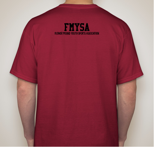 Baseball Town Fundraiser - unisex shirt design - back