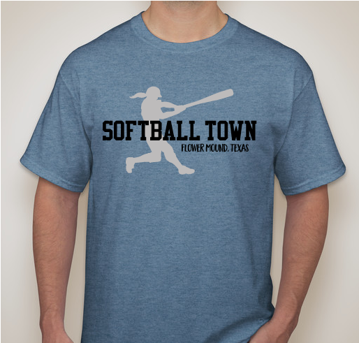 Softball Town Fundraiser - unisex shirt design - front