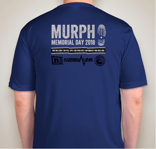 2018 Adrenaline Bootcamp Murph Fundraiser Supporting Freedom Alliance Fundraiser - unisex shirt design - back