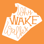 Why Wake Walks shirt design - zoomed