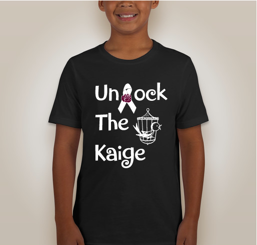 Unlock The Kaige Tshirt Fundraiser Fundraiser - unisex shirt design - back