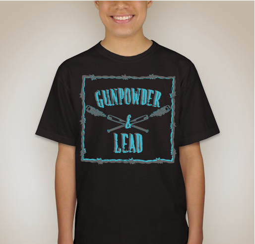 GUNPOWDER AND LEAD Fundraiser - unisex shirt design - back