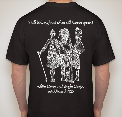 Kiltie Drum and Bugle Corps Fundraiser Fundraiser - unisex shirt design - back
