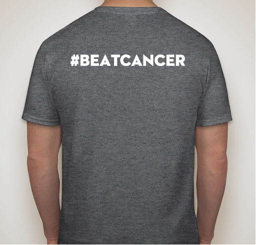 Beat Cancer Fundraiser - unisex shirt design - back