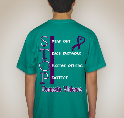 Domestic Violence Awareness Fundraiser - unisex shirt design - front