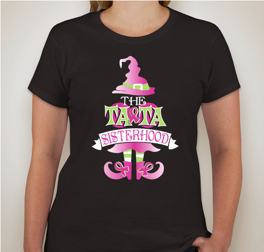BACK BY POPULAR DEMAND- The Ta-Ta Sisterhood 2013 Team T-shirts! Fundraiser - unisex shirt design - front