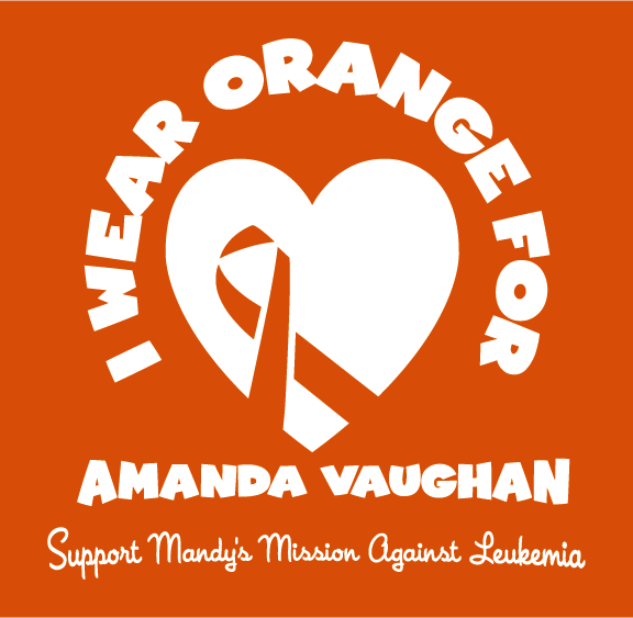 Mandy's Mission Against Leukemia shirt design - zoomed