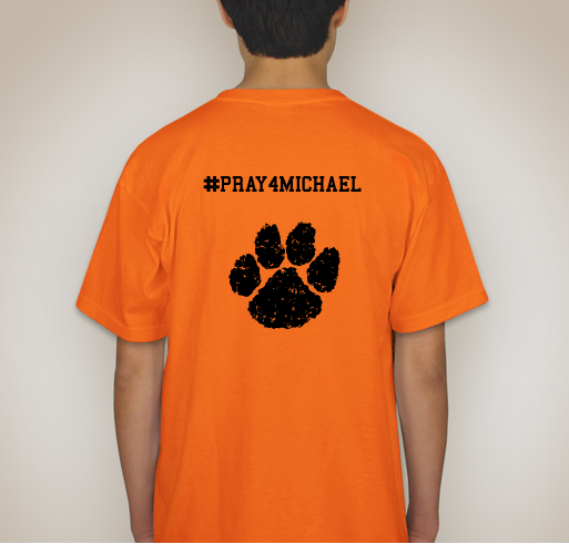 #pray4Michael Fundraiser - unisex shirt design - back