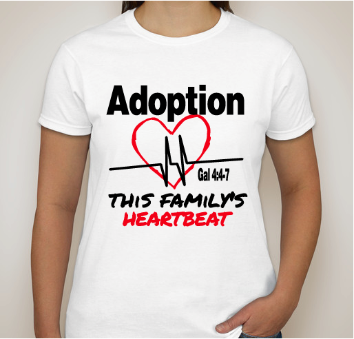 Family Heartbeat: Houser Adoption Fundraiser Fundraiser - unisex shirt design - front