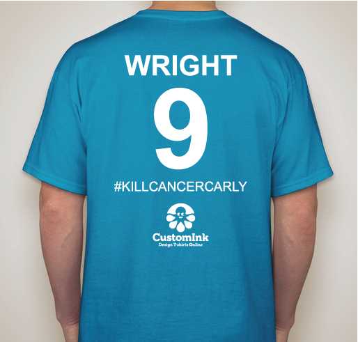 Fundraiser for Carly Wright Fundraiser - unisex shirt design - back
