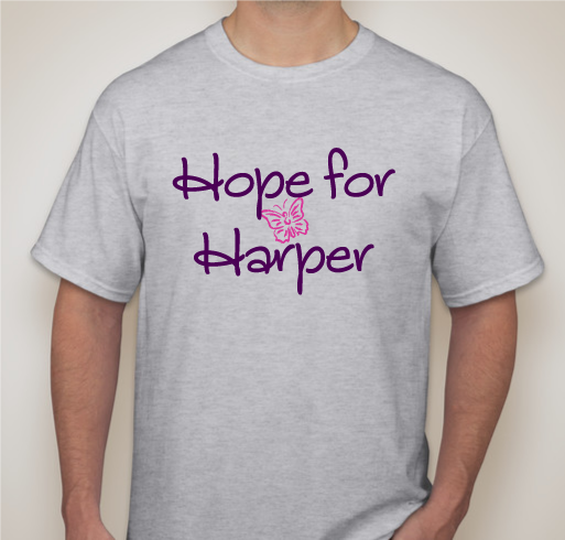 Hope For Harper Fundraiser - unisex shirt design - front
