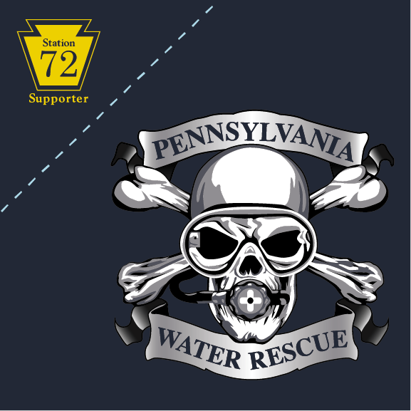 Pennsylvania Water Rescue Equipment Fundraiser shirt design - zoomed