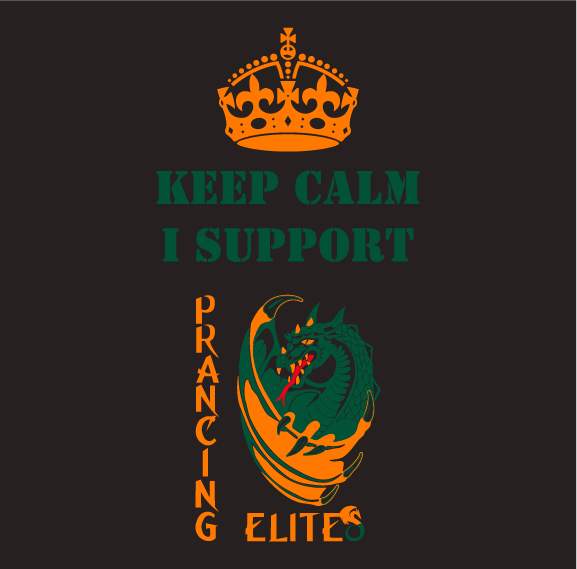 Prancing Elites Dance Team shirt design - zoomed