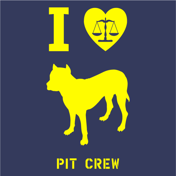 UCI Law Pit Crew Fundraiser shirt design - zoomed
