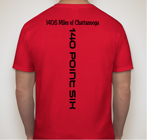 Tri 4 a Hand Up Chattanooga Training T-shirt Fundraiser - unisex shirt design - back