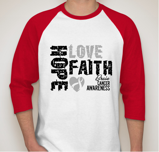 Brain Cancer Awareness Fundraiser - unisex shirt design - front