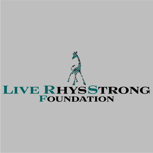 Live RhysStrong Foundation shirt design - zoomed