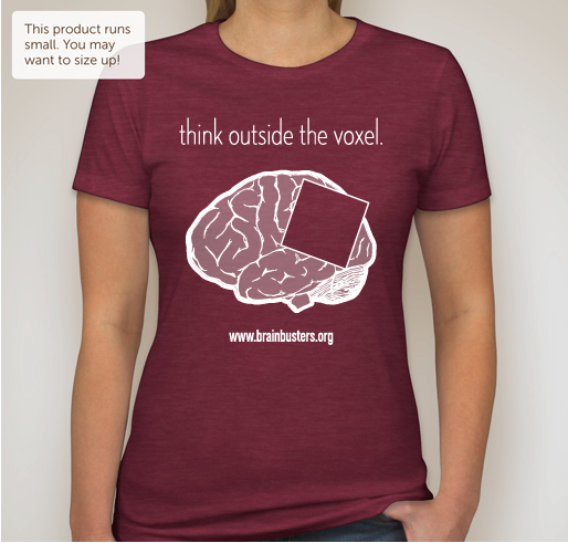 Brain Busters Fundraiser - unisex shirt design - front