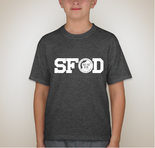 Skate Free or Die All Stars 2014 Travel Fund Fundraiser - unisex shirt design - back