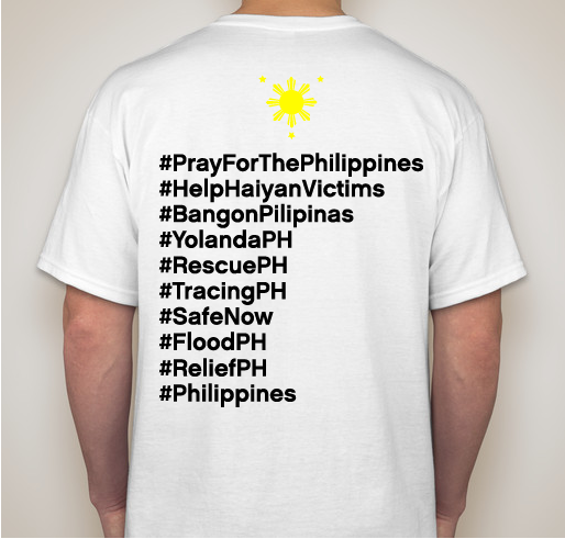 Yolanda/Haiyan Relief Fundraiser - unisex shirt design - back