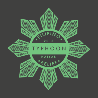Haiyan Relief Fund shirt design - zoomed