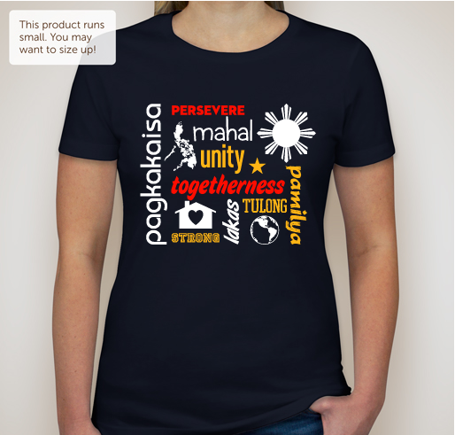 Typhoon Haiyan Relief Fundraiser - unisex shirt design - back