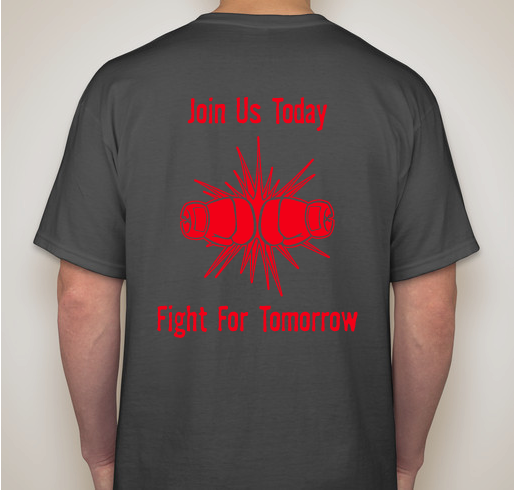 A Positive Tomorrow Fundraiser - unisex shirt design - back