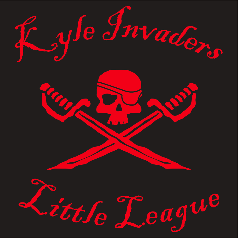 Kyle Invaders Little League shirt design - zoomed