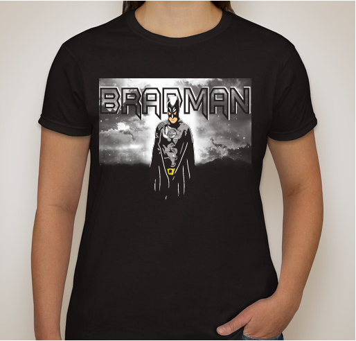 BRADMAN Fighting Cancer! Fundraiser - unisex shirt design - front