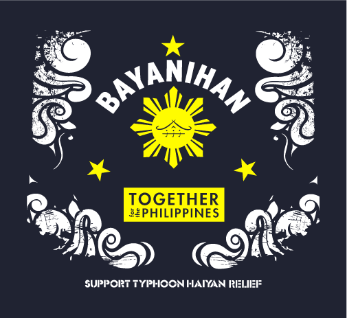 Typhoon Haiyan Relief Appeal T-Shirt shirt design - zoomed