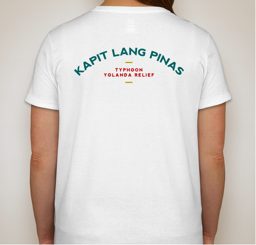 ONE LOVE(2): Philippines Typhoon Yolanda Relief Fundraiser - unisex shirt design - back