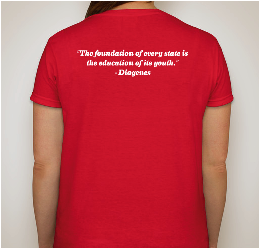 NC Public School Teachers Fundraiser - unisex shirt design - back