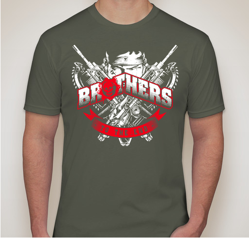 Brothers to the End Fundraiser - unisex shirt design - front