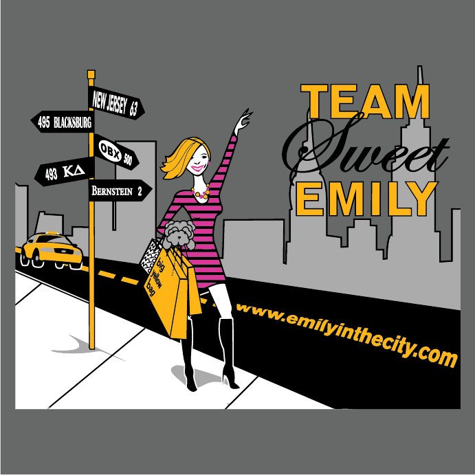 Team Sweet Emily! shirt design - zoomed