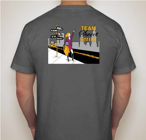Team Sweet Emily! Fundraiser - unisex shirt design - back
